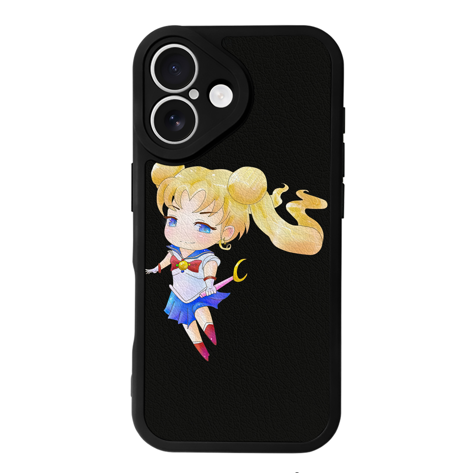 （画像用） 美少女戦士セーラームーン 愛野 美奈子 あいの みなこ Sailor Moon Aino Minako 【iPhone 16シリーズ対応】シリコンスマホケース（レザー調） 材質：シリコン
